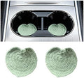 2PCS Handmade Crochet Car Cup Holder Coasters by TNAIYH
