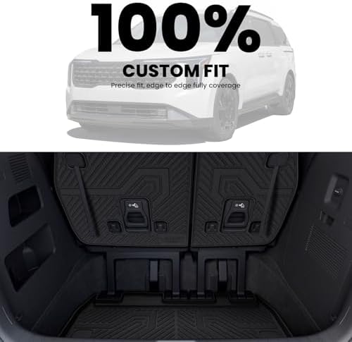 LASFIT Cargo Mats for Kia Carnival 2022-2027 /Kia Carnival Hybrid 2025-2027 - Image 3
