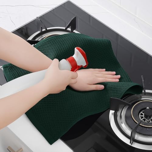 Homaxy 100% Cotton Waffle Weave Kitchen Dish Towels 18-Pack - Image 5