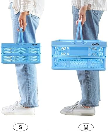 Collapsible storage crates, plastic baskets - Image 7