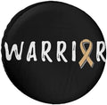 Warrior Childhood Cancer Awareness Tire Covers, Dust-Proof Weatherproof Wheel by Unknown