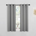 NICETOWN Silver Grey Blackout Curtains by NICETOWN