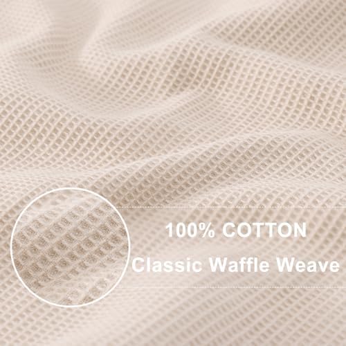 Homaxy 100% Cotton Waffle Weave Kitchen Towels, 8 Pack - Image 2