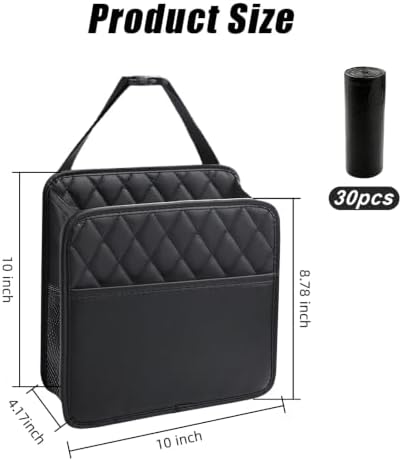 Car Seat Back Organizer – Waterproof Backseat Storage Bag - Image 2