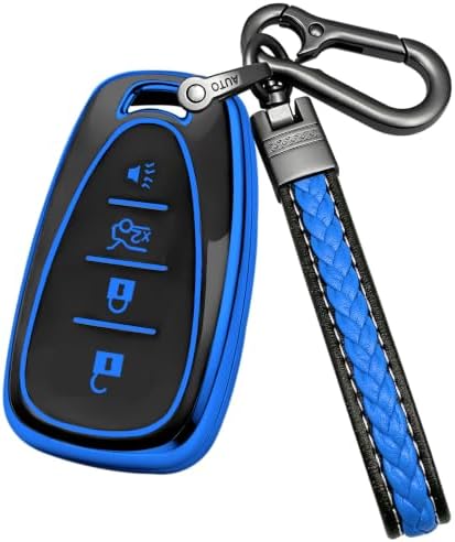 for Chevy Key Fob Cover with Keychain by Yonmcfn