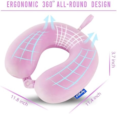 Fabuday Travel Neck Pillow Memory Foam - Image 5