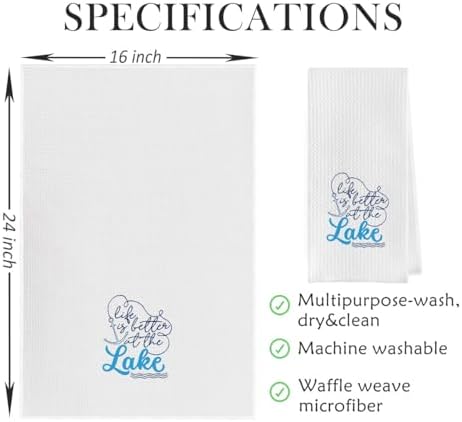 Lake House Kitchen Towels Set - Image 5