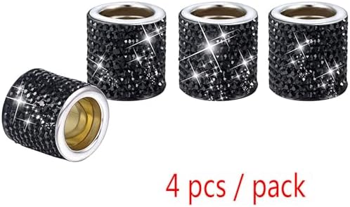Riloer 4-Pack Car Headrest Collars, Car Seat Headrest Decoration, Rhinestone - Image 6