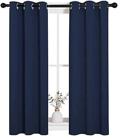 NICETOWN Navy Blackout Curtains - Image 2