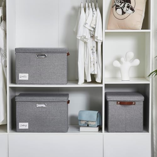 15" Fabric Storage Box with Lids - Image 7