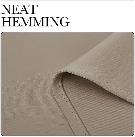 NICETOWN Bedroom Curtain Panels Blackout Draperies, Thermal Insulated Solid - Image 6