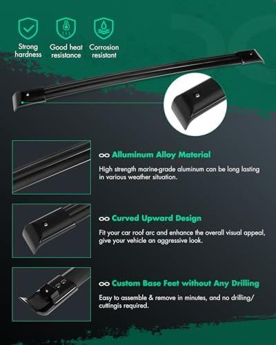 SCITOO for Honda Odyssey 2005 2006 2007 2008 2009 2010 Aluminum Alloy Roof Top - Image 4