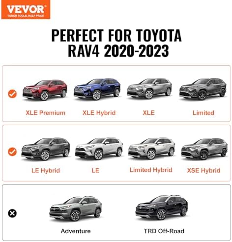 VEVOR Roof Rack Cross Bars, Compatible - Image 2