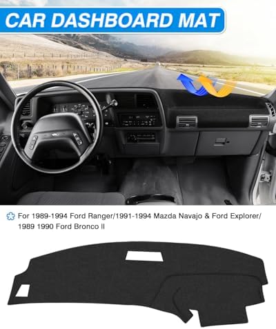 CARTIST Dash Cover for Ford Ranger 1989-1994, 1991-94 Ford Explorer Dash Mat - Image 2