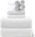 Smuge 8pcs Bath Towel Set, 2 Extra Large Bath Towel Sheets, 2 Hand Towels and 4 by Smuge