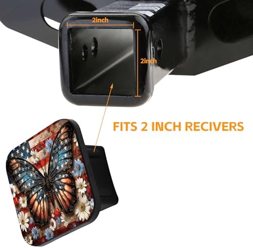 Trailer Hitch Cover, Butterfly - Image 5