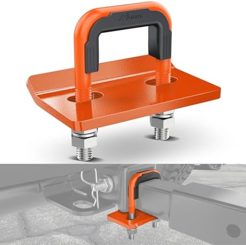 Nilight Trailer Hitch Tightener Anti-Rattle Orange U-Bolt by Nilight