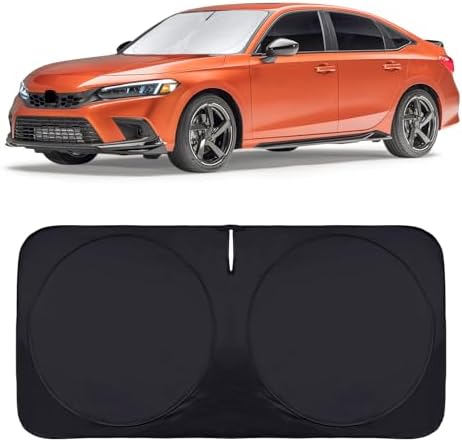 Windshield Sun Shade for Honda Accord 2018-2024 2025 2026 4 Layers Sunshade by INSAUTO