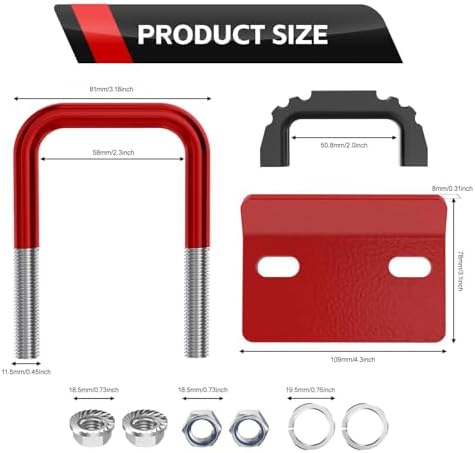 Anti Rattle Hitch Clamp, Hitch Tightener - Image 5
