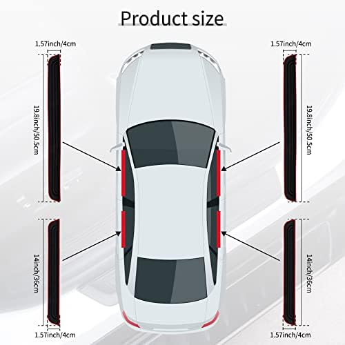 SINGARO Car Door Threshold Protection, Door Width 19.8x1.57inch Car/SUV - Image 2