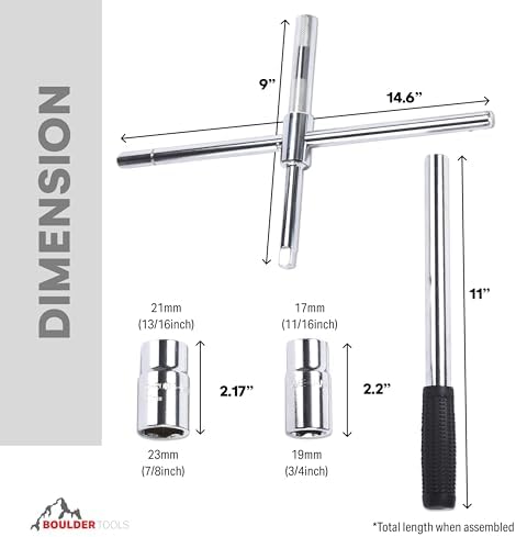 Boulder Tools 23 inch 4 Way Lug Wrench - Image 3