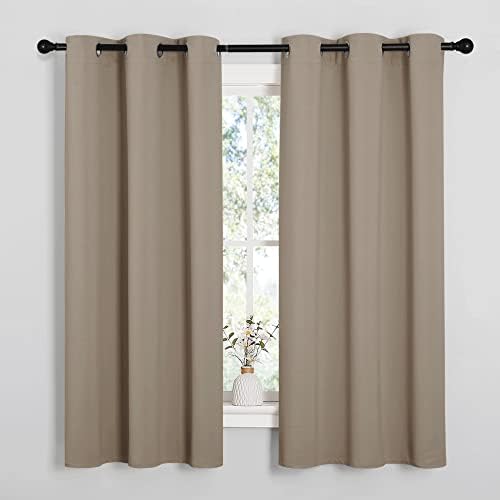 NICETOWN Bedroom Curtain Panels Blackout Draperies, Thermal Insulated Solid by NICETOWN