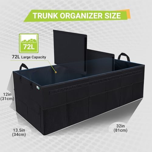 MIU COLOR Trunk Organizer for Car, 72L Collapsible Car Storage - Image 4
