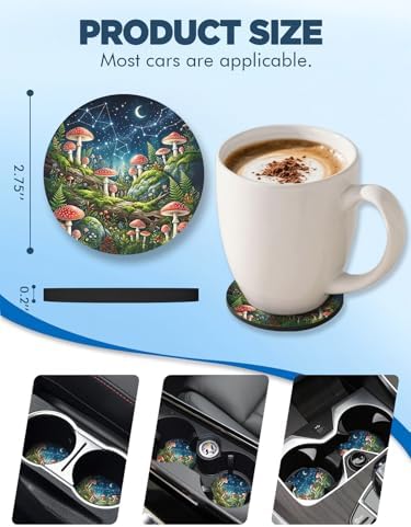 WOCOCN Car Coasters for Cup Holders - Image 6