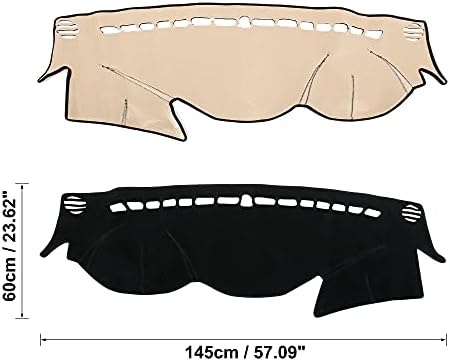 X AUTOHAUX Car Dashboard Cover for Hyundai Sonata 2011 2012 2013 2014 Nonslip - Image 6