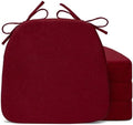 Sunsleek Chair Cushions for Dining Chairs D-Shaped Seat Cushions Chair Pads by Sunsleek