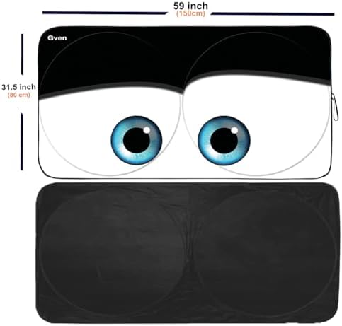 Gven Windshield Sun Shade Universal Fit - Image 2