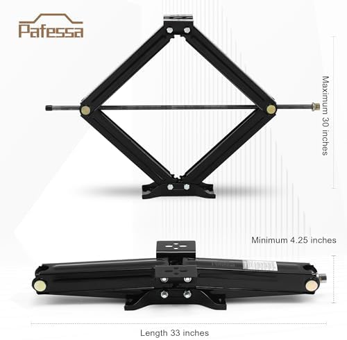 RV Scissor Jack Stabilizer 7800lb Heavy Duty 30" RV Trailer Stabilizer Leveling - Image 2