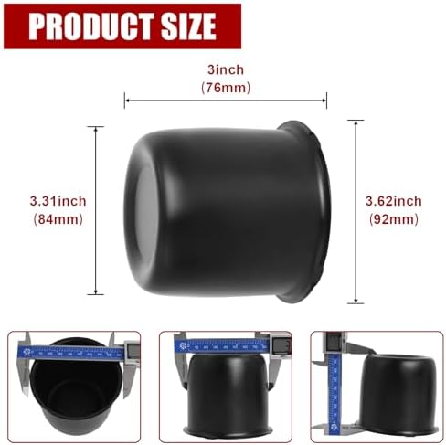 3.31 inch Wheel Center Caps Push-Through 4 Pack - Image 4