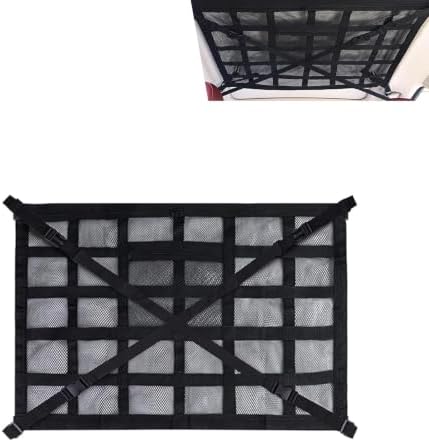 Car Ceiling Cargo Net, Double-Layer Overhead Storage Mesh Organizer, 31.5 x by Unknown