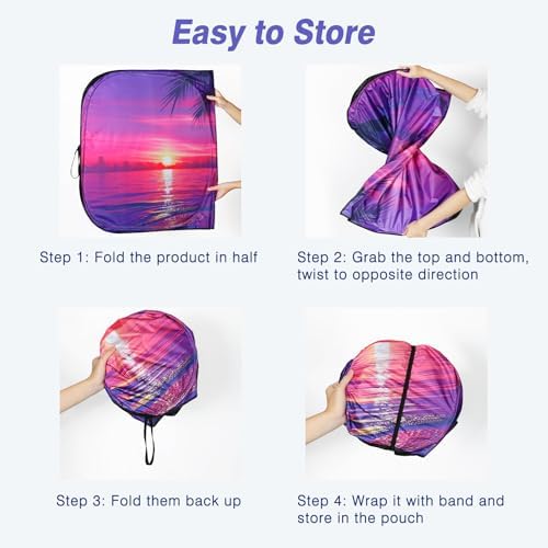 Windshield Sun Shade, Car Sun Shade Windshield - Image 3