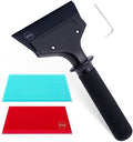 FOSHIO Small Squeegee for Window & Shower Glass Doors, Heavy Duty Metal Handle by FOSHIO
