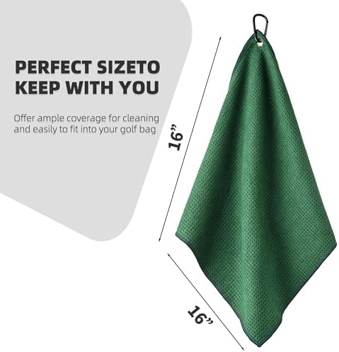 Mile High Life Microfiber Golf Towel 6 Pack Waffle - Image 2