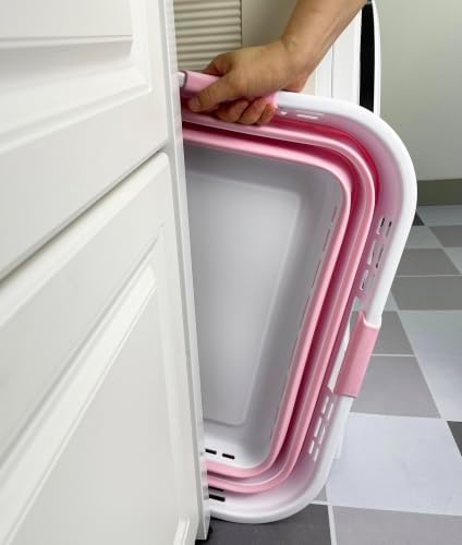 SAMMART 42L Collapsible Plastic Storage Basket - Image 5