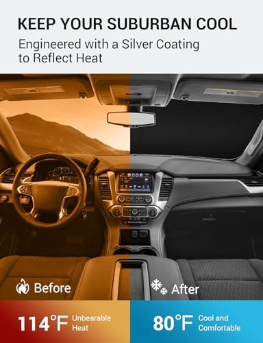 Proadsy Custom Fit Car Windshield Sun Shade - Image 3