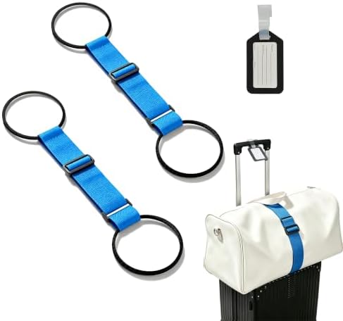 2 pcs Adjustable Luggage Straps by Unknown