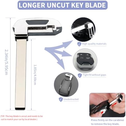 Key Fob Shell Case Replacement Fits - Image 5