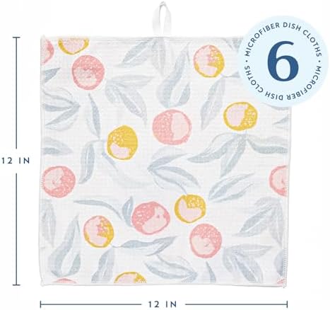 ELYN Microfiber Kitchen Dish Cloth Set, Quick-Dry & Absorbent Waffle Weave - Image 2