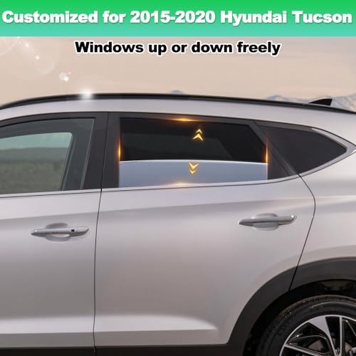 Tucson Window Shades 2015-2020, Rear Side Mesh - Image 4