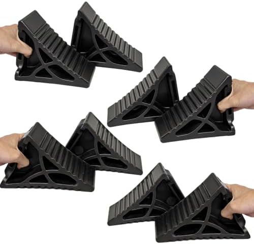 Rubber Wheel Chocks for RV Trailer by Unknown