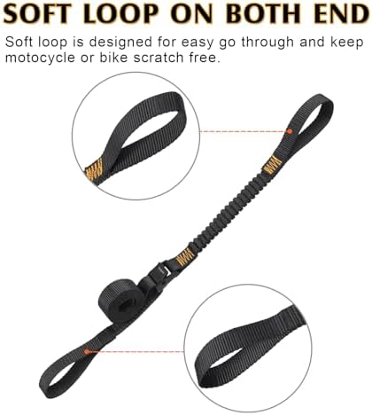 Ayaport Motorcycle Luggage Straps Stretch Adjustable Straps - Image 3