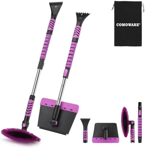 COMOWARE Snow Brush, Extendable Ice Scrapers - Image 2