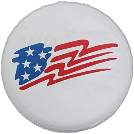 Spare Tire Cover 17 inch Waterproof PVC Leather Wheel Cover American Star - Image 7