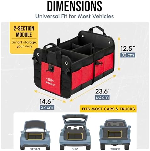 Car Trunk Organizer, Collapsible & Foldable - Image 3