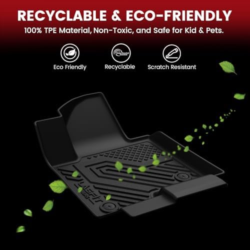 LASFIT Floor Mats for Nissan Rogue Gas 5-Seat 2020 2019 2018 2014-2017 - Image 6