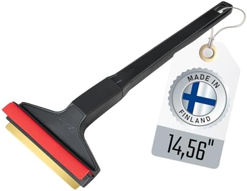 Ice Scraper Brass Blade Car Ice Scraper Long Handle 14, 5 inch Ice Scraper by L+%26+P+Car+Design